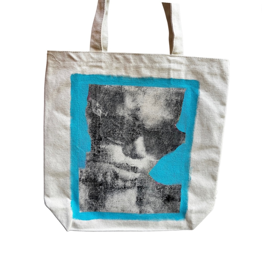Hand-Painted Canvas Tote Bag